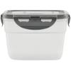 imageRachael Ray LeakProof Nestable Container Food Storage Bin Set 10Piece Clear with Gray LidsClear with Gray Lids