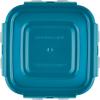 imageRachael Ray LeakProof Nestable Container Food Storage Bin Set 10Piece Clear with Gray LidsClear with Teal Lids