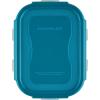 imageRachael Ray LeakProof Nestable Container Food Storage Bin Set 10Piece Clear with Gray LidsClear with Teal Lids
