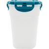 imageRachael Ray LeakProof Nestable Container Food Storage Bin Set 10Piece Clear with Gray LidsClear with Teal Lids
