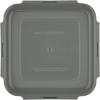 imageRachael Ray LeakProof Nestable Container Food Storage Bin Set 10Piece Clear with Gray LidsGray Lid