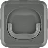 imageRachael Ray LeakProof Nestable Container Food Storage Bin Set 10Piece Clear with Gray LidsGray Lid