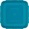imageRachael Ray LeakProof Nestable Container Food Storage Bin Set 10Piece Clear with Gray LidsTeal Lid