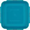 imageRachael Ray LeakProof Nestable Container Food Storage Bin Set 10Piece Clear with Gray LidsTeal Lid