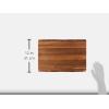 imageRachael Ray Pantryware Wood Cutting Board  Wood Serving Board  17 Inch x 12 Inch Brown