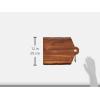 imageRachael Ray Pantryware Wood Cutting Board With Handle Wood Serving Board With Handle  14 Inch x 11 Inch Brown