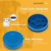 imageRachael Ray Slow Feeder Dog Bowl Silicone NonSlip Base Fun Patterns Easy to Clean Works with Wet Dry Fresh Food Reduces Eating Speed 12quotD