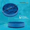 imageRachael Ray Slow Feeder Dog Bowl Silicone NonSlip Base Fun Patterns Easy to Clean Works with Wet Dry Fresh Food Reduces Eating Speed 12quotD