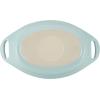 imageRachael Ray Solid Glaze Ceramics Au Gratin Bakeware  Baker Set Oval  2 Piece Light BlueLight Blue