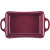 imageRachael Ray Solid Glaze Ceramics Bakeware  Lasagna Pan  Baker Rectangle  9 Inch x 12 Inch Marine BlueBurgundy