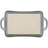 imageRachael Ray Solid Glaze Ceramics Bakeware  Lasagna Pan  Baker Rectangle  9 Inch x 12 Inch Marine BlueGray