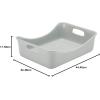 imageRachael Ray Solid Glaze Ceramics Bakeware  Lasagna Pan  Baker Rectangle  9 Inch x 12 Inch Marine BlueLight Sea Salt Gray
