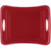 imageRachael Ray Solid Glaze Ceramics Bakeware  Lasagna Pan  Baker Rectangle  9 Inch x 12 Inch Marine BlueRed