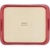 imageRachael Ray Solid Glaze Ceramics Bakeware  Lasagna Pan  Baker Rectangle  9 Inch x 12 Inch Marine BlueRed