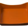imageRachael Ray Solid Glaze Ceramics BakewareBaking Pan Set  2 Piece RedPurple