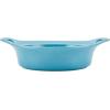 imageRachael Ray Solid Glaze Ceramics Casserole BakersBaking Dish with Shared Lid Set 3 Piece RedAgave Blue