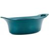 imageRachael Ray Solid Glaze Ceramics Casserole BakersBaking Dish with Shared Lid Set 3 Piece RedTeal