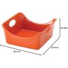 imageRachael Ray Stoneware 2Quart Square Baker OrangeSquare