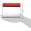 imageRachael Ray Tools and Gadgets Stainless Steel Pastry Scraper  Bench Scrape  Kitchen Tool for Baking and Cooking  Dishwasher Safe Sea Salt Gray 6x5x1inRed
