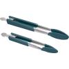 imageRachael Ray Lil Huggers Dishwasher Safe Lazy Locking Cooking Tongs  Salad Serving Tools  Multi Purpose  2 Piece Marine BlueMarine Blue
