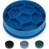 imageRachael Ray Slow Feeder Dog Bowl Silicone NonSlip Base Fun Patterns Easy to Clean Works with Wet Dry Fresh Food Reduces Eating Speed 12quotD