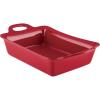 imageRachael Ray Solid Glaze Ceramics Bakeware  Baking  Lasagna Pan 9 Inch x 13 Inch Red