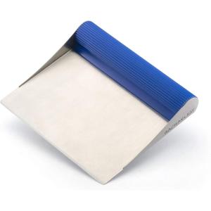 imageRachael Ray Tools and Gadgets Stainless Steel Pastry Scraper  Bench Scrape  Kitchen Tool for Baking and Cooking  Dishwasher Safe Sea Salt Gray 6x5x1inBlue