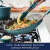 imageRachael Ray Cook  Create Nonstick Frying PanSkillet 10 Inch GrayAgave Blue