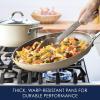 imageRachael Ray Cook  Create Nonstick Frying PanSkillet 10 Inch GrayAlmond