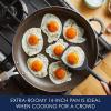 imageRachael Ray Cook  Create Nonstick Frying PanSkillet 10 Inch GrayAlmond