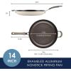 imageRachael Ray Cook  Create Nonstick Frying PanSkillet 10 Inch GrayAlmond