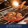 imageRachael Ray Cook  Create Nonstick Frying PanSkillet 10 Inch GrayOrange