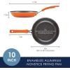 imageRachael Ray Cook  Create Nonstick Frying PanSkillet 10 Inch GrayOrange