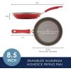 imageRachael Ray Cook  Create Nonstick Frying PanSkillet 10 Inch GrayRed