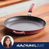 imageRachael Ray Cook  Create Nonstick Frying PanSkillet 10 Inch GrayRed