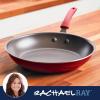 imageRachael Ray Cook  Create Nonstick Frying PanSkillet 10 Inch GrayRed