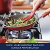 imageRachael Ray Cook  Create Nonstick Frying PanSkillet 10 Inch GrayRed