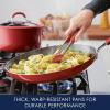 imageRachael Ray Cook  Create Nonstick Frying PanSkillet 10 Inch GrayRed
