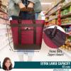 imageRachael Ray Jumbo Chillout Insulated Tote Bag Extra Large BlueBurgundy