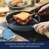 imageRachael Ray Nitro Cast Iron Skillet with Side Handles 14 Inch RedAgave Blue
