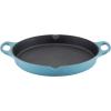 imageRachael Ray Nitro Cast Iron Skillet with Side Handles 14 Inch RedAgave Blue
