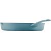 imageRachael Ray Nitro Cast Iron Skillet with Side Handles 14 Inch RedAgave Blue