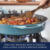 imageRachael Ray Nitro Cast Iron Skillet with Side Handles 14 Inch RedAgave Blue