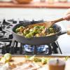 imageRachael Ray Nitro Cast Iron Skillet with Side Handles 14 Inch RedGray