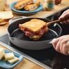 imageRachael Ray Nitro Cast Iron Skillet with Side Handles 14 Inch RedGray