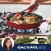 imageRachael Ray Nitro Cast Iron Skillet with Side Handles 14 Inch RedRed