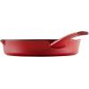 imageRachael Ray Nitro Cast Iron Skillet with Side Handles 14 Inch RedRed