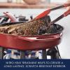 imageRachael Ray Nitro Cast Iron Skillet with Side Handles 14 Inch RedRed