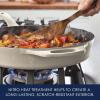 imageRachael Ray Nitro Cast Iron Skillet with Side Handles 14 Inch RedWhite