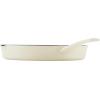 imageRachael Ray Nitro Cast Iron Skillet with Side Handles 14 Inch RedWhite
